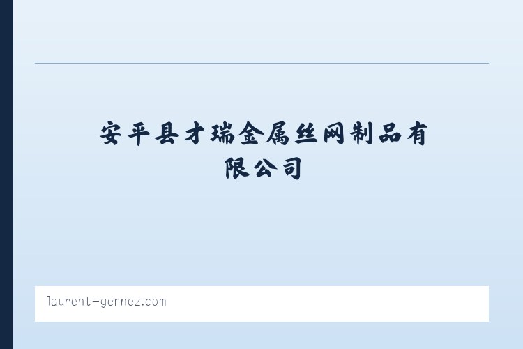 东城区 - 安平县才瑞金属丝网制品有限公司 列表图